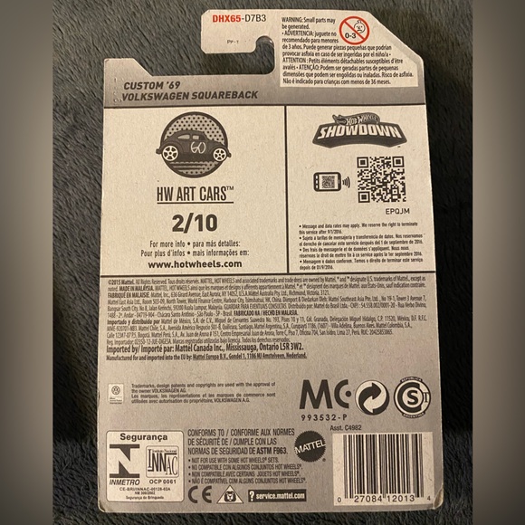 "🥦5/$25🥦" Hot Wheels Custom ‘69 VW Squareback - Picture 2 of 3